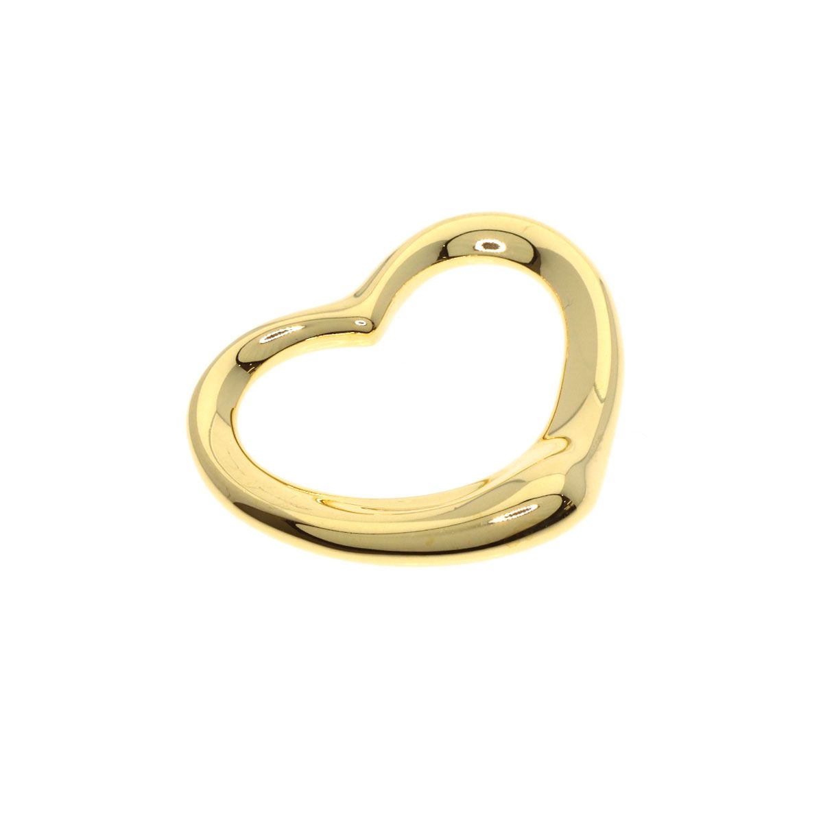 TIFFANY&Co. ティファニー オープン ハート ペンダントトップ K18YG