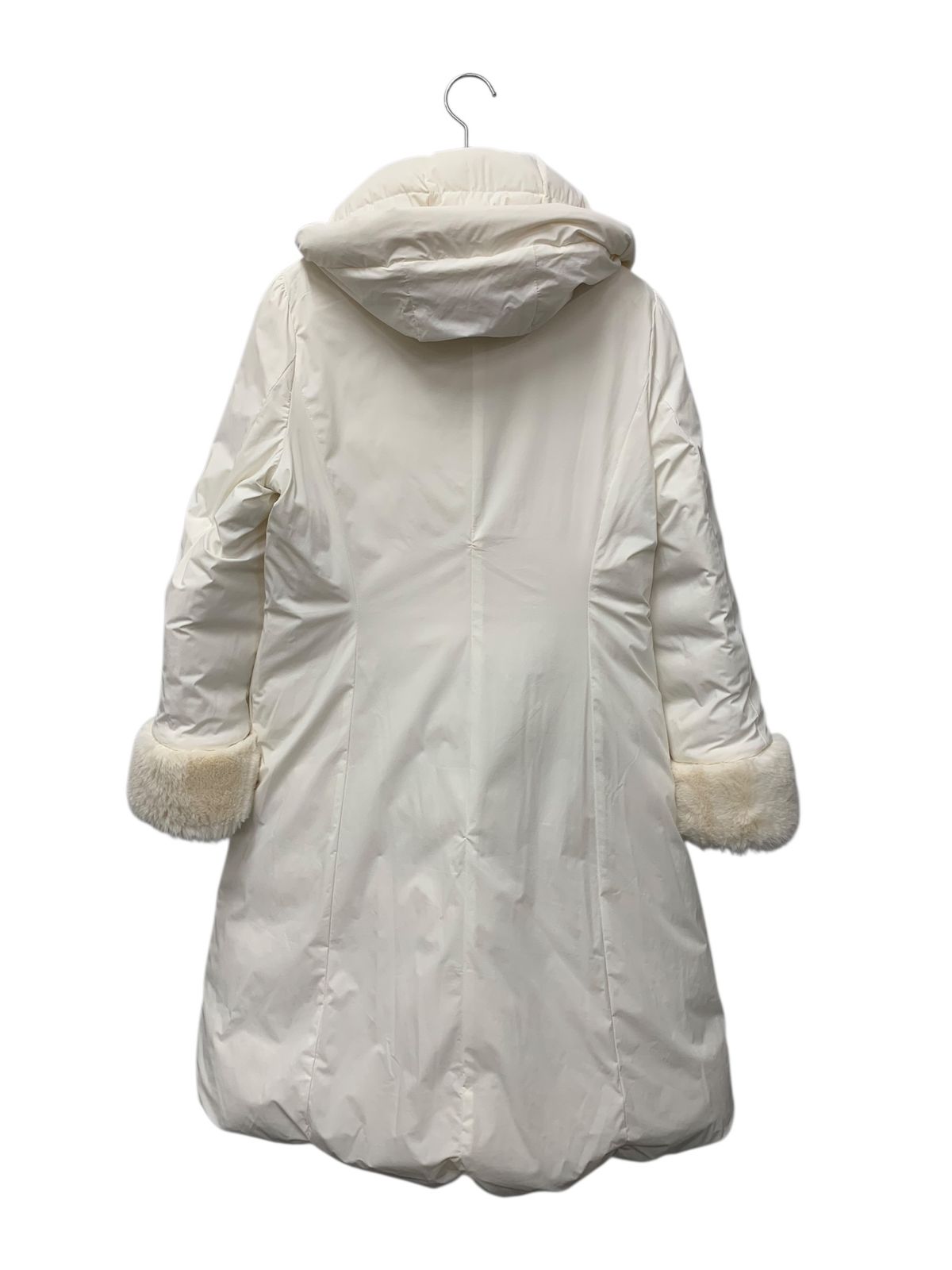 エムズグレイシー リバーシブルダウンコート 219606 42 ホワイト