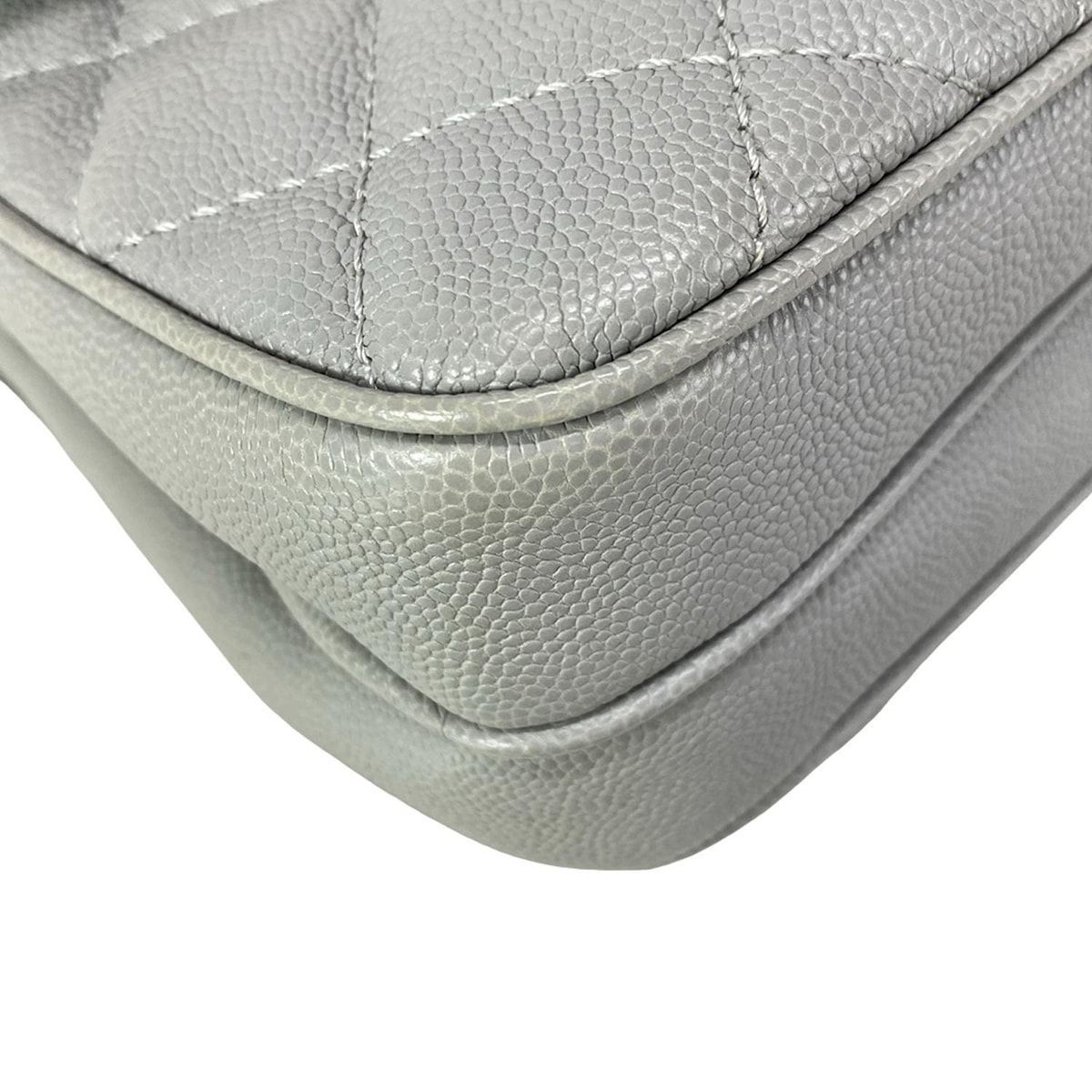 CHANEL(シャネル) ショルダーバッグ ミニマトラッセ グレー チェーン