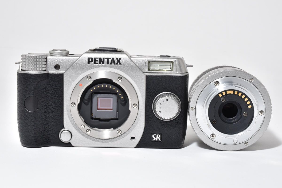 PENTAX Q10 シルバー レンズキット ペンタックス ミラーレス PENTAX Q10 レンズキット シルバー 中古 新品