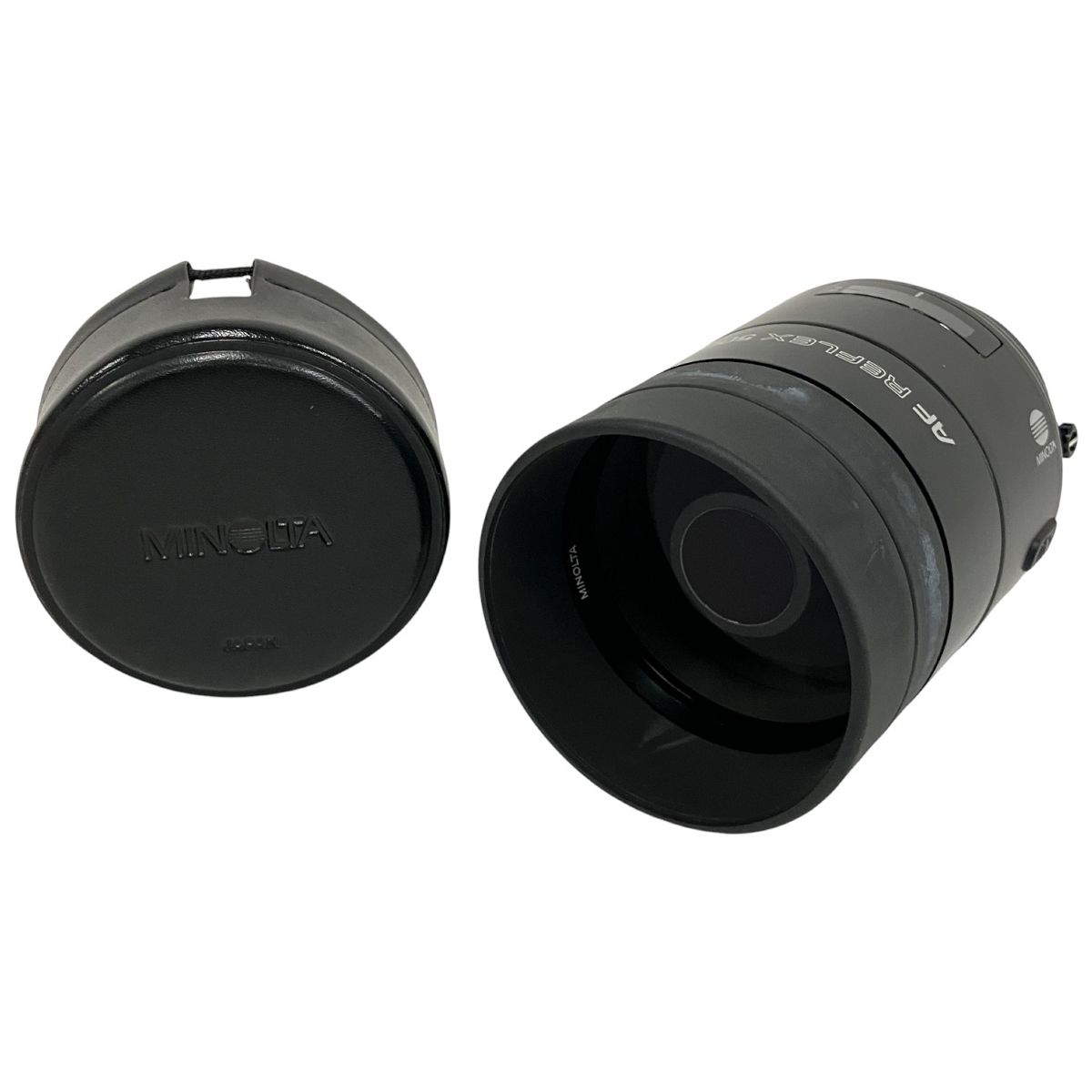 【ジャンク品】MINOLTA AF REFLEX 500/8 MINOLTA ミノルタ AF REFLEX 500 F8 カメラ ミラーレンズ ジャンク