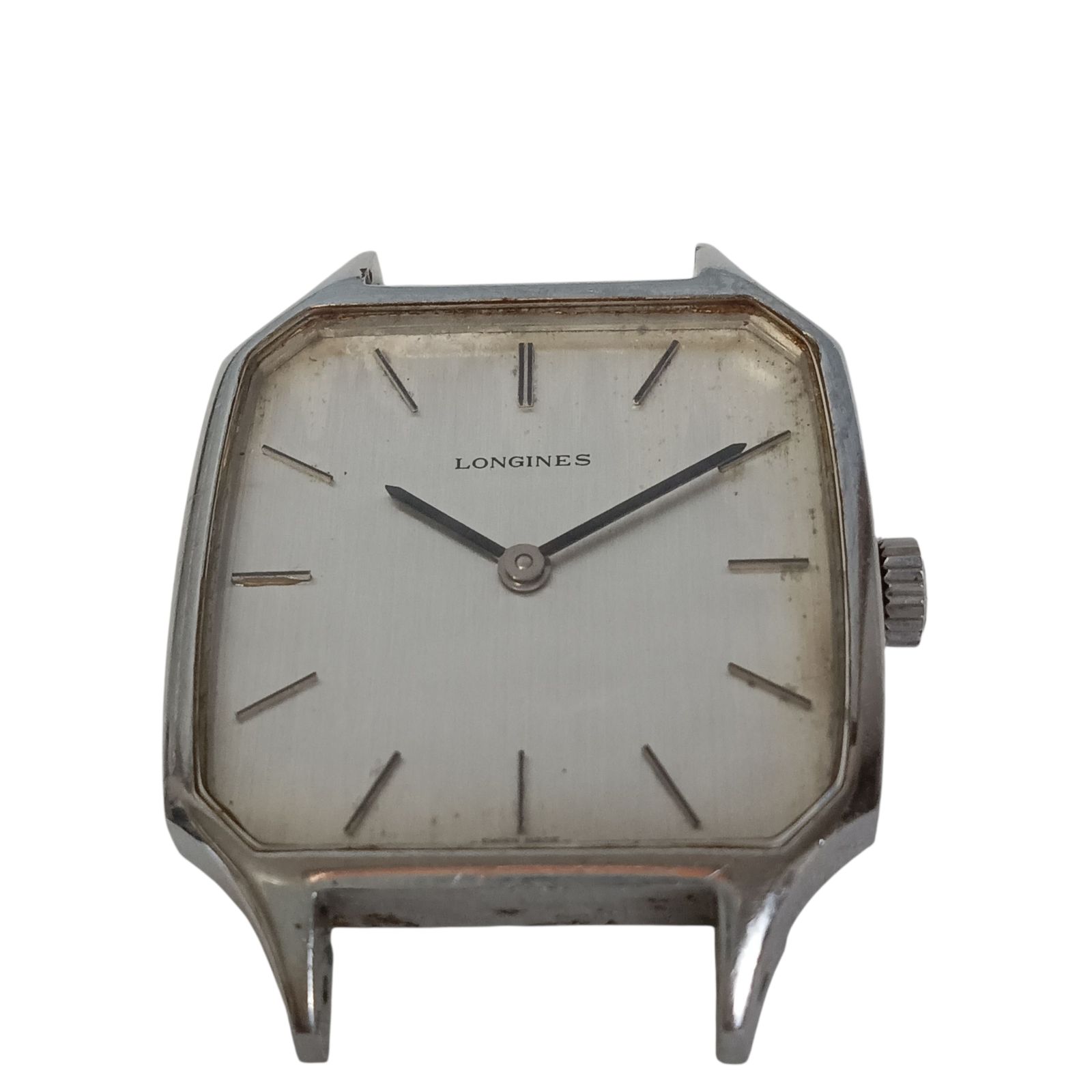 稼働 良品】1121-4 LONGINES ロンジン メンズ腕時計 手巻き スクエア 