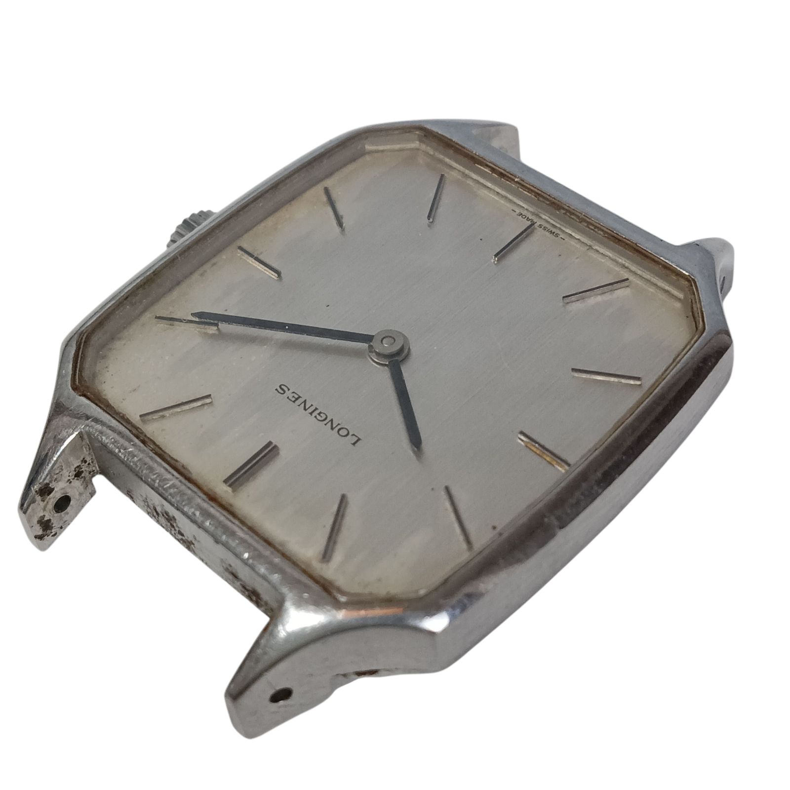 稼働 良品】1121-4 LONGINES ロンジン メンズ腕時計 手巻き スクエア 