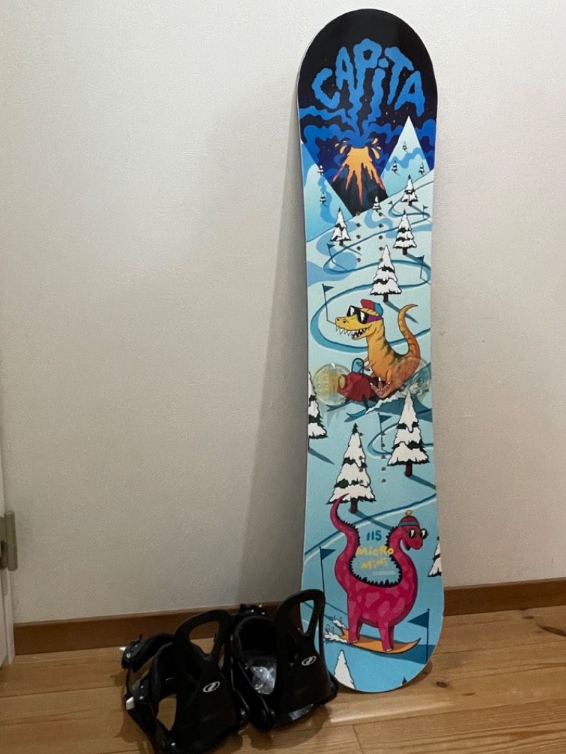 程度良し 2021-2022 CAPITA MICRO MINI 115cm バイディング付き - メルカリ