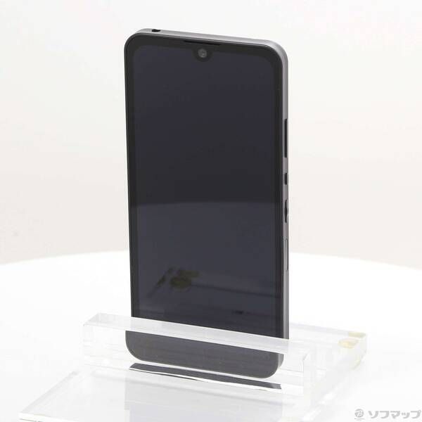 中古品〕 AQUOS wish2 64GB チャコール A204SH Y!mobile SIMフリー
