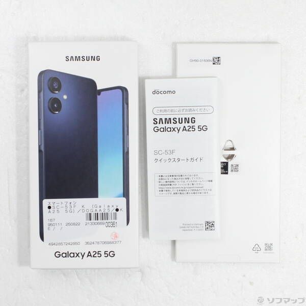 ドコモ Galaxy A25 SC-53F 未開封 新品未使用 SIMフリー 黒 Galaxy A 【 SIMフリー品】新品未開封 A25 5G SC-53F【Black】判定O 赤