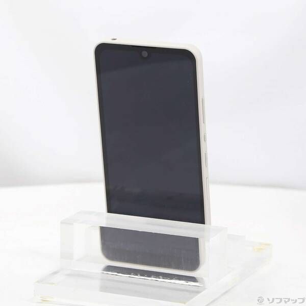 中古品〕 AQUOS wish 64GB アイボリー SHG06 au SIMフリー【377