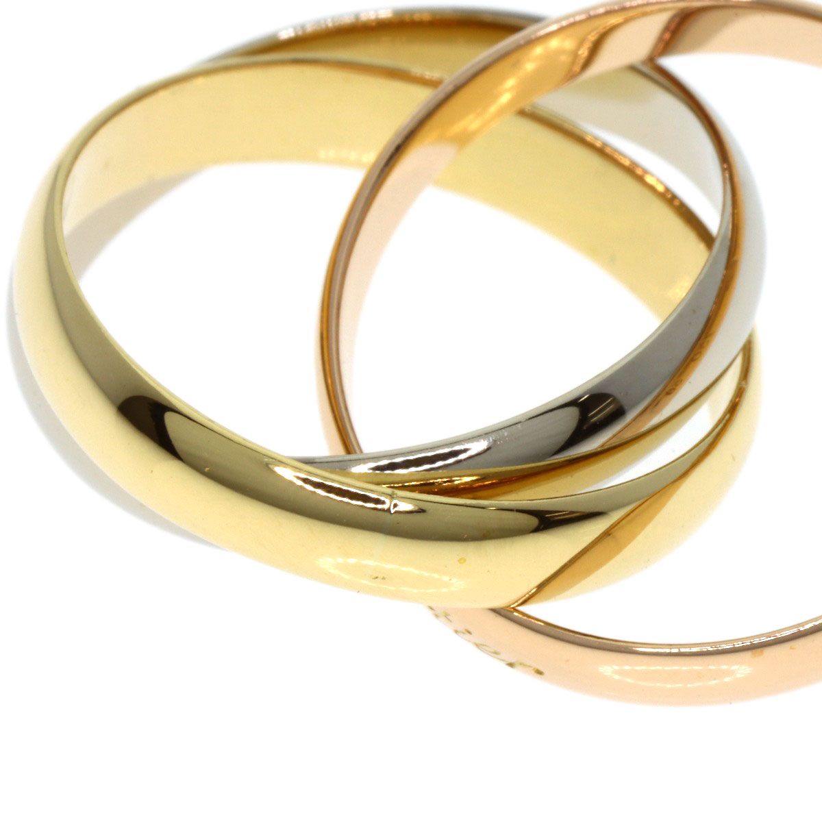 CARTIER カルティエ トリニティ #50 リング・指輪 K18YG K18WG K18PG