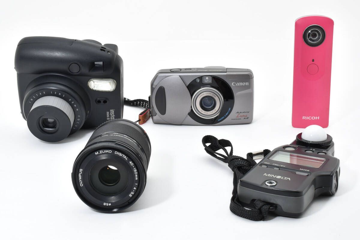 カメラ まとめ売り Canon OLYMPUS MINOLTA ジャンク ☆1円～ カメラ他 ジャンクおまとめ Canon OLYMPUS MINOLTA 他 計12点