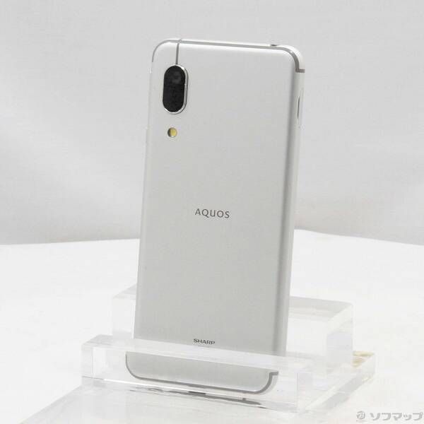 品〕 AQUOS sense3 basic 32GB シルバー SHV48 auロック解除SIMフリー
