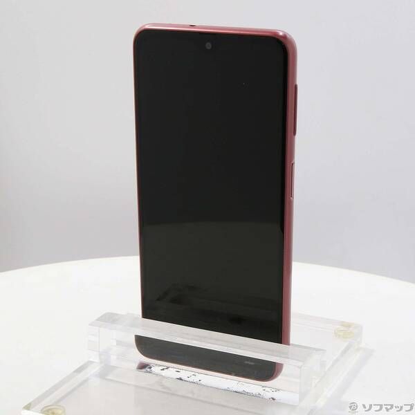 中古品〕 Galaxy A23 5G 64GB レッド SCG18 au SIMフリー【258