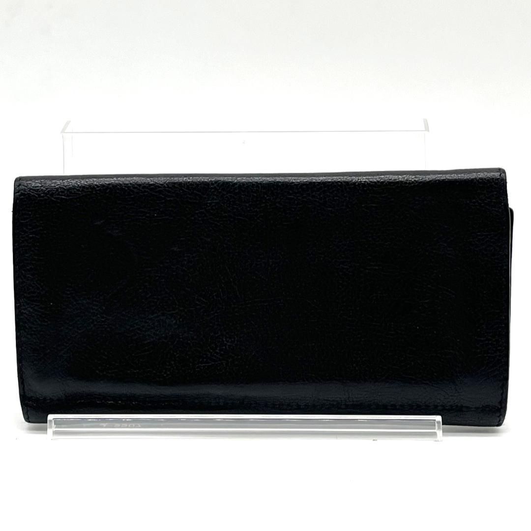 IL BISONTE イルビゾンテ レザー 長財布 ブラック 黒 Leather Long