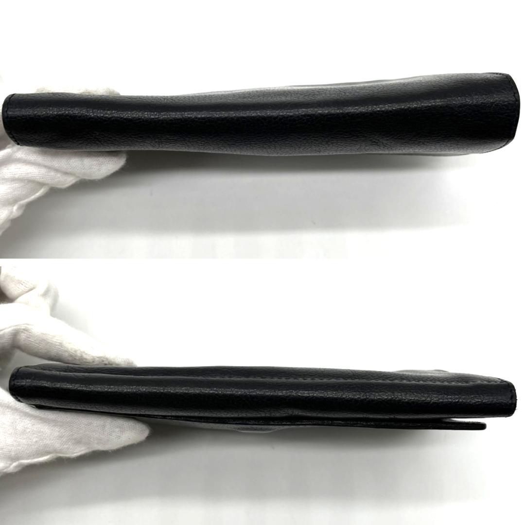 IL BISONTE イルビゾンテ レザー 長財布 ブラック 黒 Leather Long