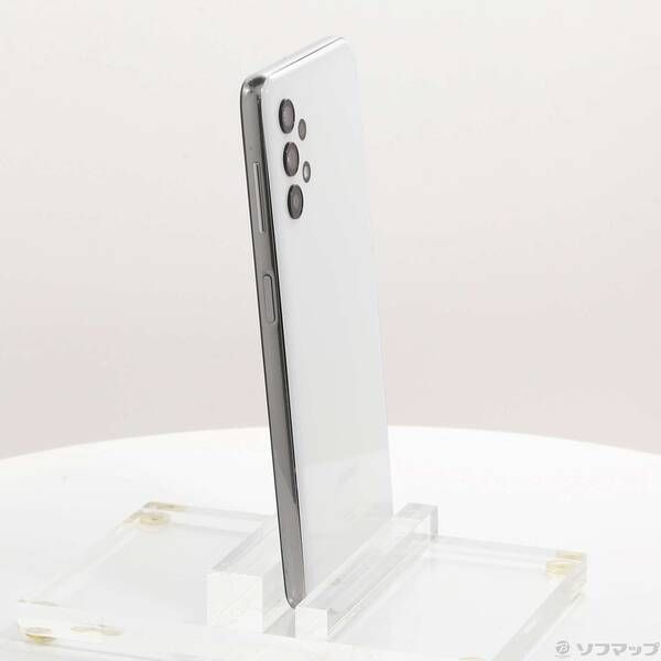 節約 〔品〕 GALAXY A32 5G 64GB オーサムホワイト SCG08 auロック解除