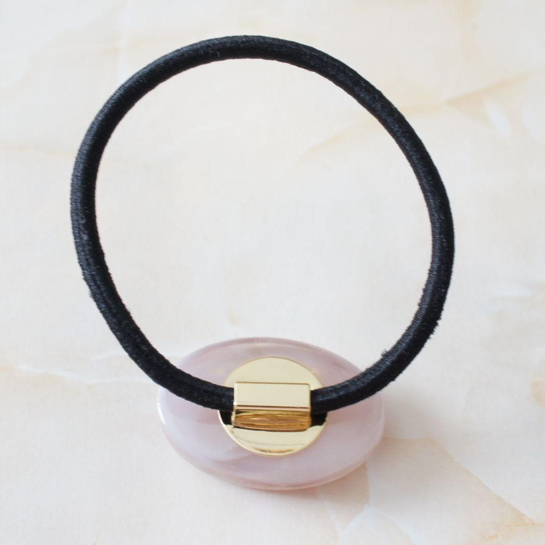 レジン ヘアゴム マーブル 金箔 ヘアアクセサリー ハンドメイド