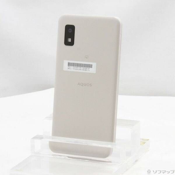 中古品〕 AQUOS wish2 64GB アイボリー A204SH Y!mobile SIMフリー