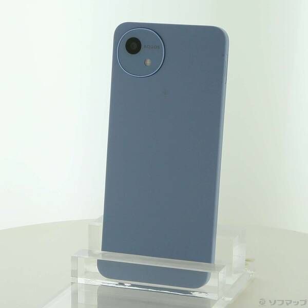 中古品〕 AQUOS wish4 64GB ブルー SH-52E docomo SIMフリー【269】