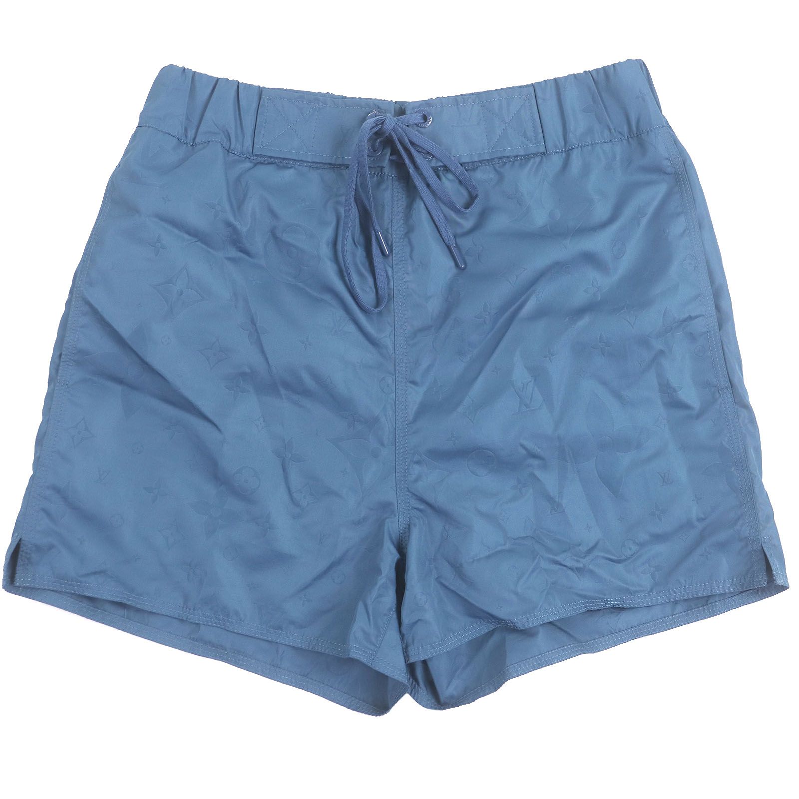 Louis Vuitton 3Dポケットボードショーツ　ブルー 極美品□LOUIS VUITTON ルイヴィトン 22AW 3Dポケット モノグラム