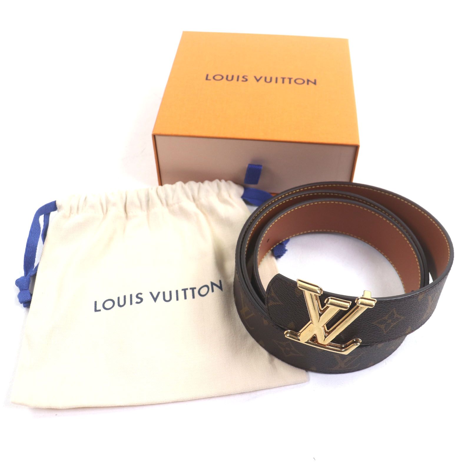 未使用品▽LOUIS VUITTON ルイヴィトン M8845 ダミエ ベルト・LV