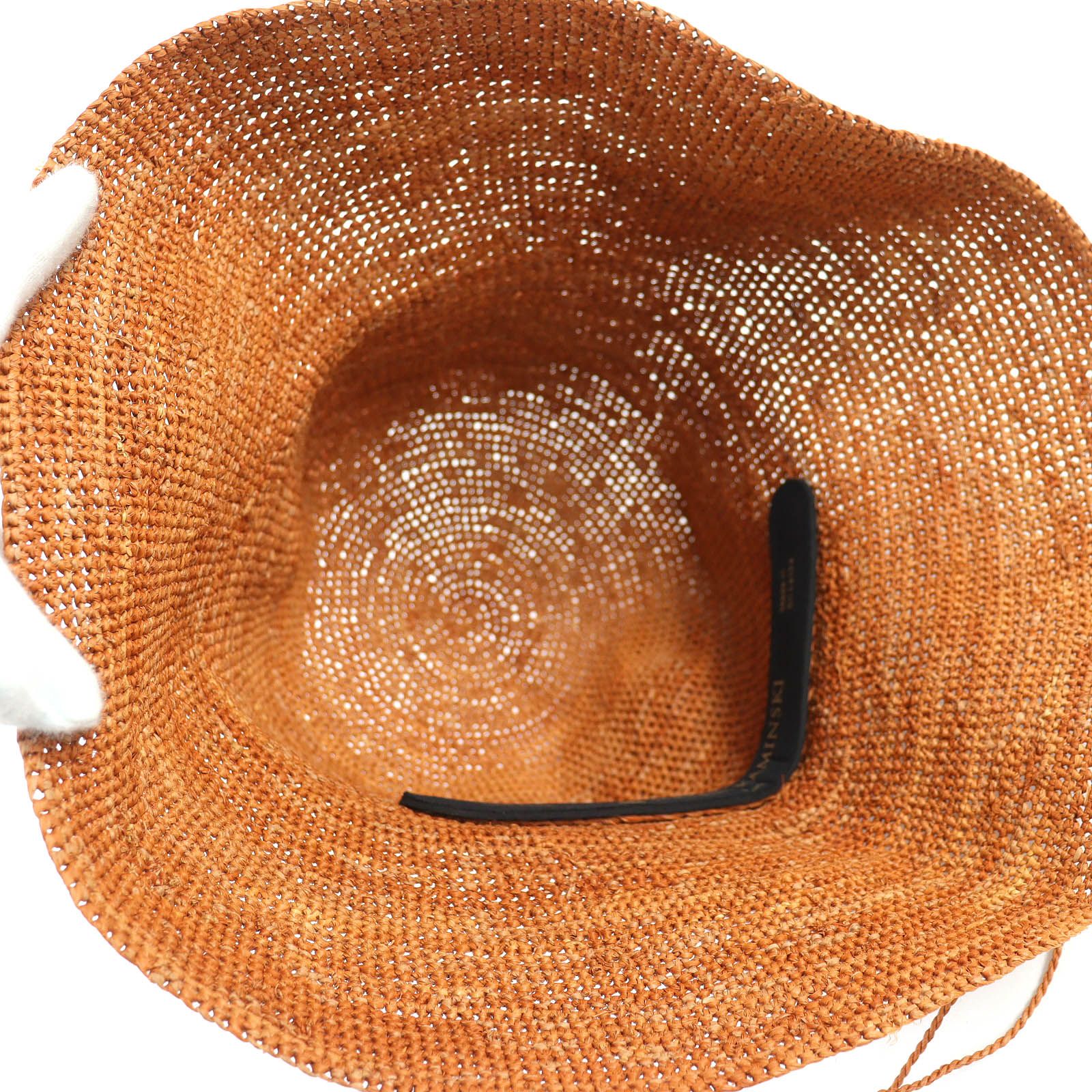 極美品△HELEN KAMINSKI ヘレンカミンスキー Villa 9 ラフィア100