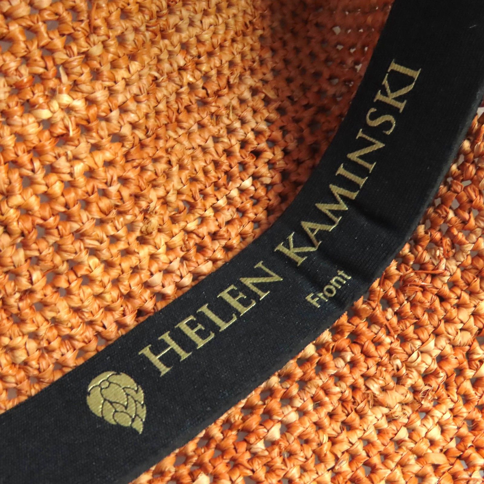 極美品△HELEN KAMINSKI ヘレンカミンスキー Villa 9 ラフィア100