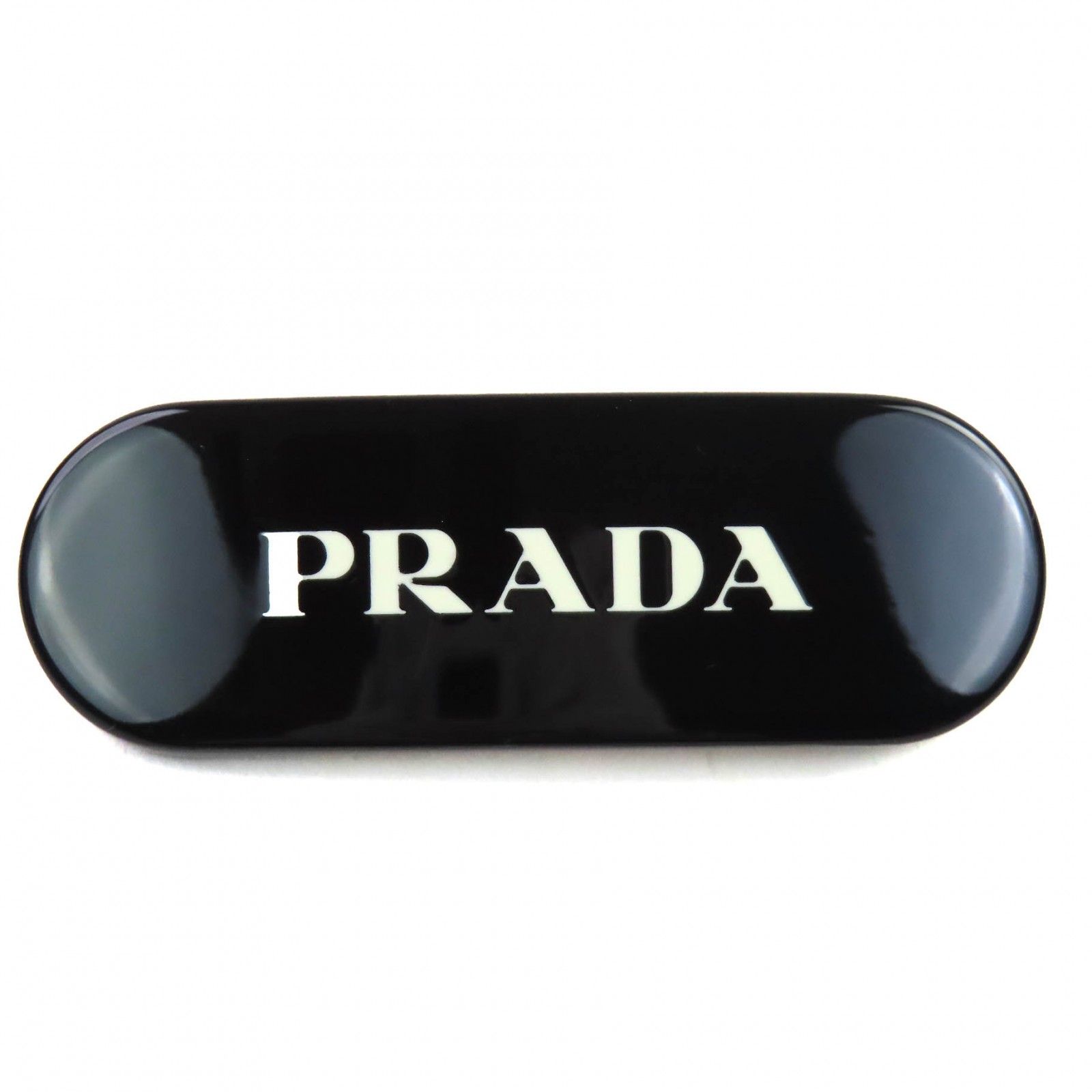 PRADA ヘアピン 正規品 ブラック メタル ヘアピン | PRADA