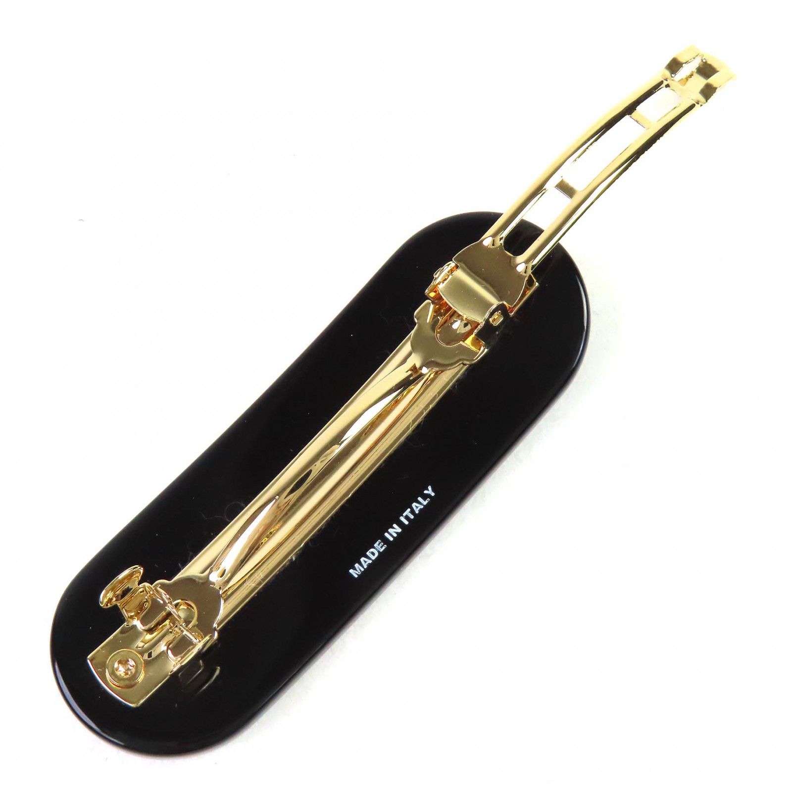 PRADA ヘアピン 正規品 ブラック メタル ヘアピン | PRADA