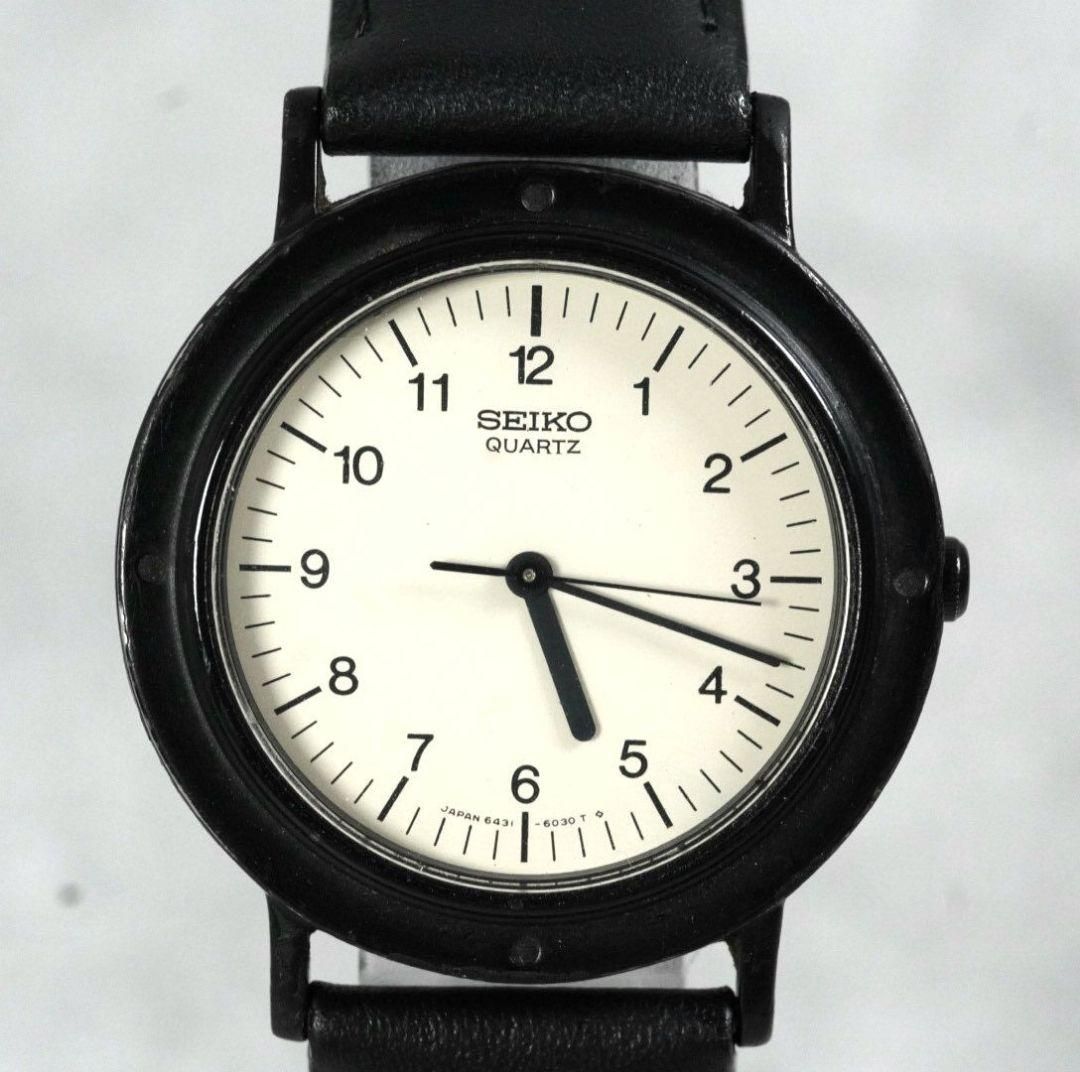 ジョブズ愛用オリジナル】SEIKO セイコー シャリオ 6431-6030 80s 当時