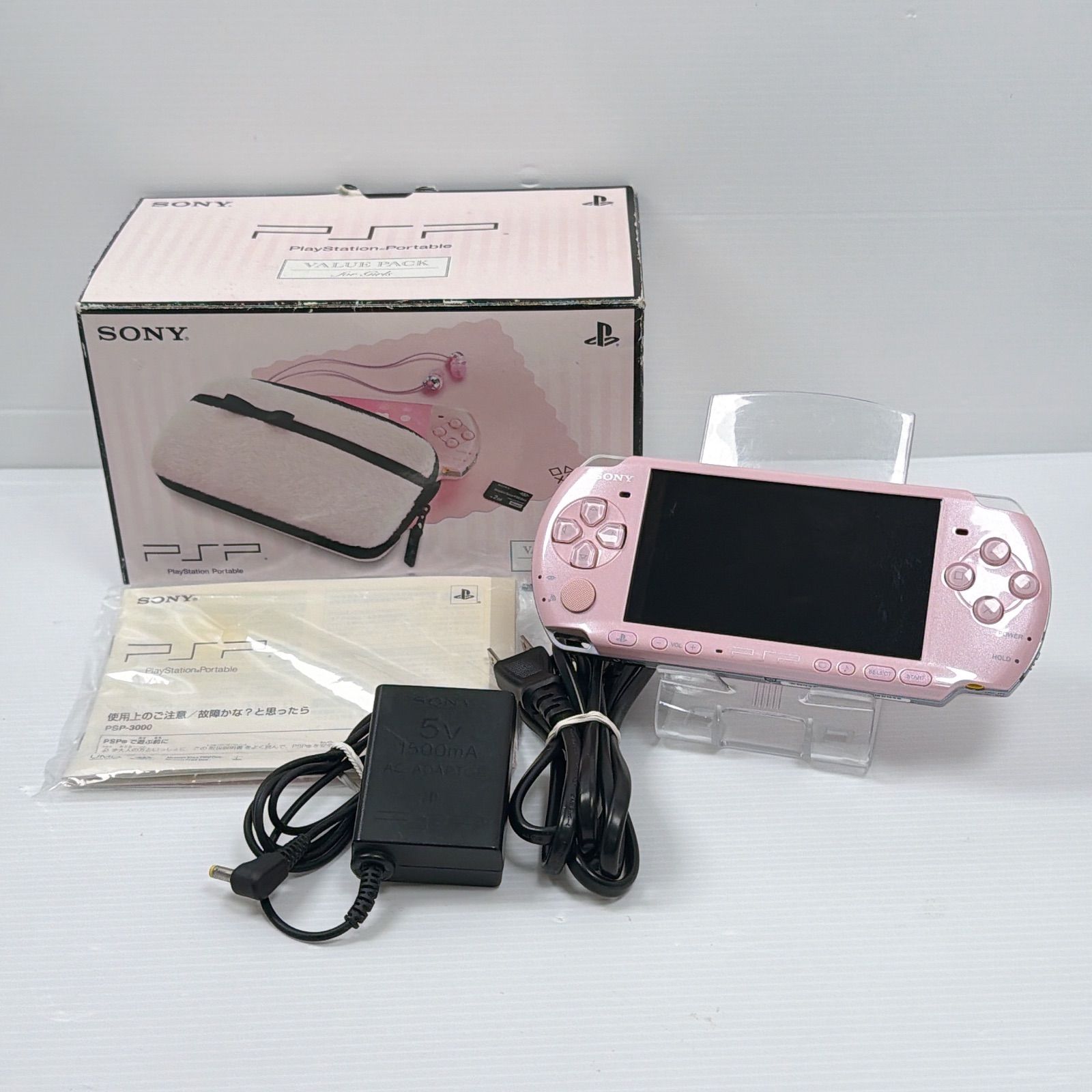 PSP 3000 ブロッサムピンク バリューパック PSPJ-30019 外装美品