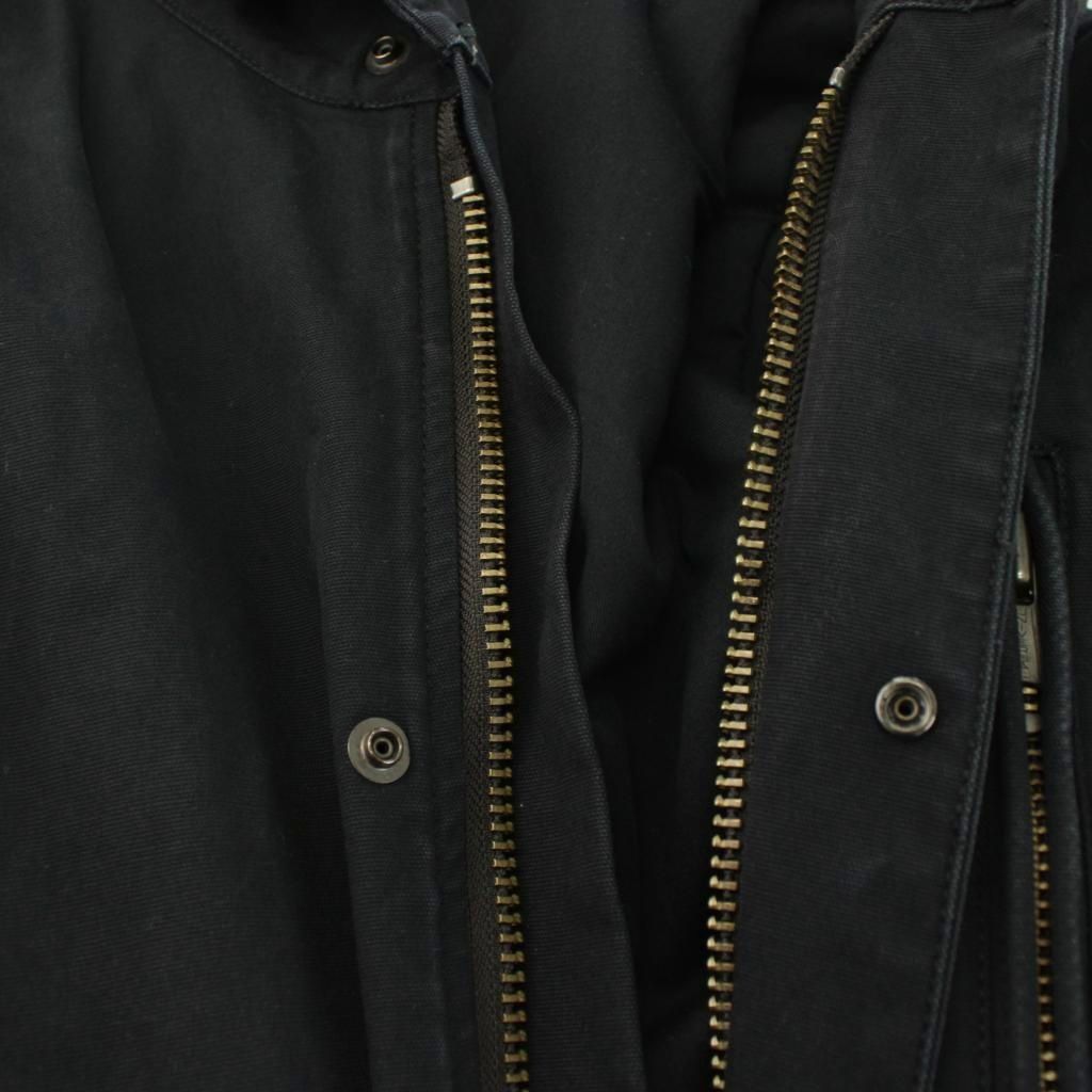 オールドサーカス THEE OLD CIRCUS モッズコート ロング ファー 2 黒