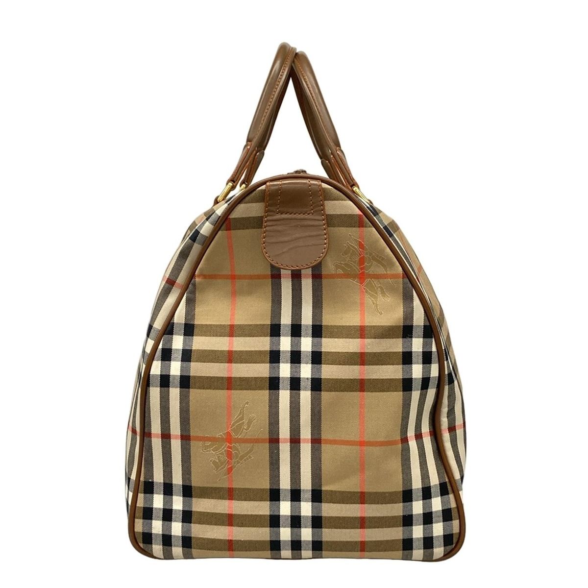 BURBERRY/Burberry(バーバリー) ボストンバッグ ベージュ×黒×マルチ