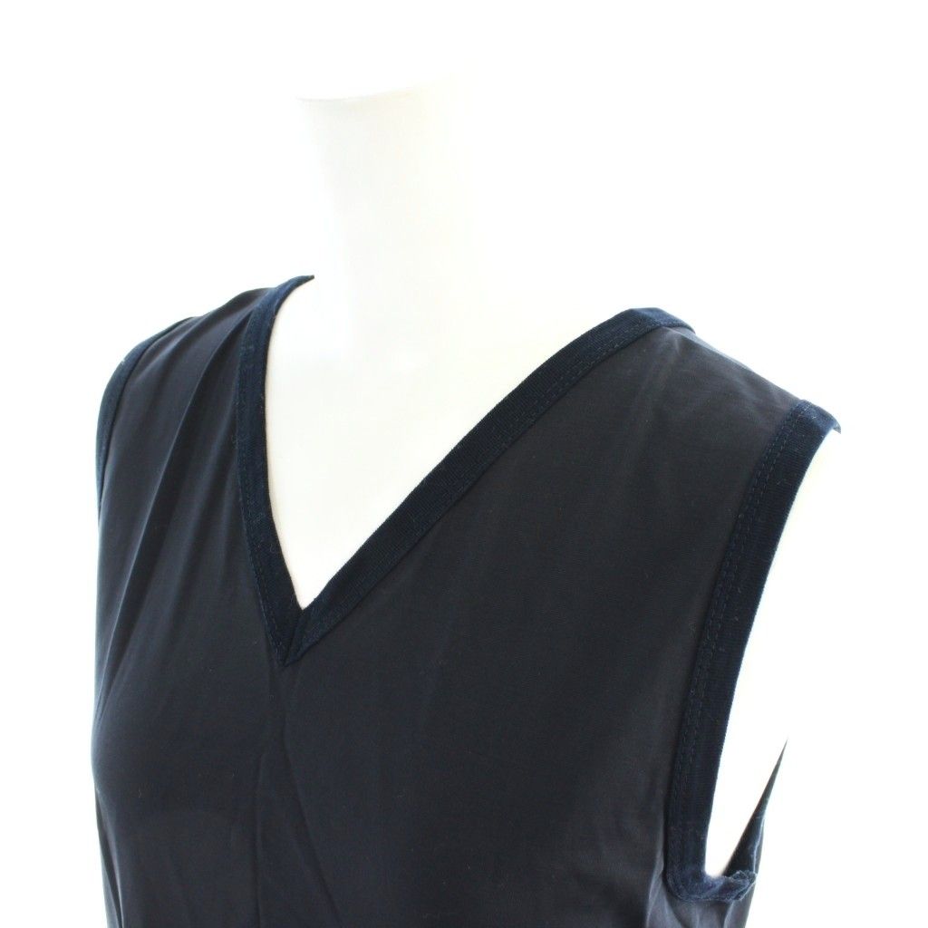 BLENHEIM ノースリーブロングドレス 黒 Sサイズ BLENHEIM ノースリーブ