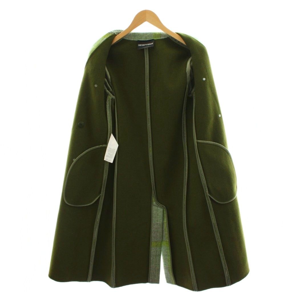 エンポリオアルマーニ EMPORIO ARMANI チェスターコート ダブル ロング