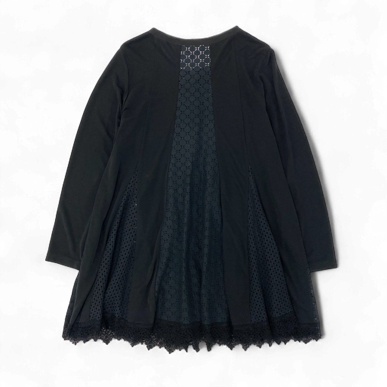 トクコプルミエヴォル アシンメトリー ストレッチカーディガン 黒 Jチャーム 9 トクコプルミエヴォル アシンメトリー ストレッチカーディガン 黒 J