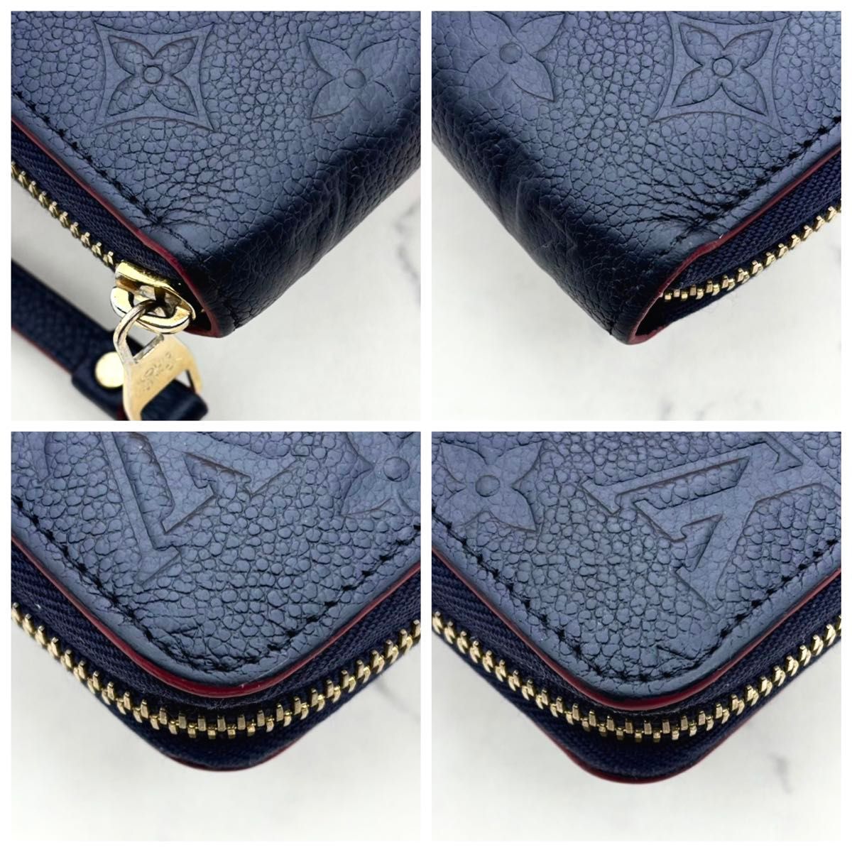 ✨超極美品 証明書付き✨ルイヴィトン アンプラント ジッピーウォレット マリーヌ ✨超極美品 証明書付き✨ルイヴィトン アンプラント ジッピー