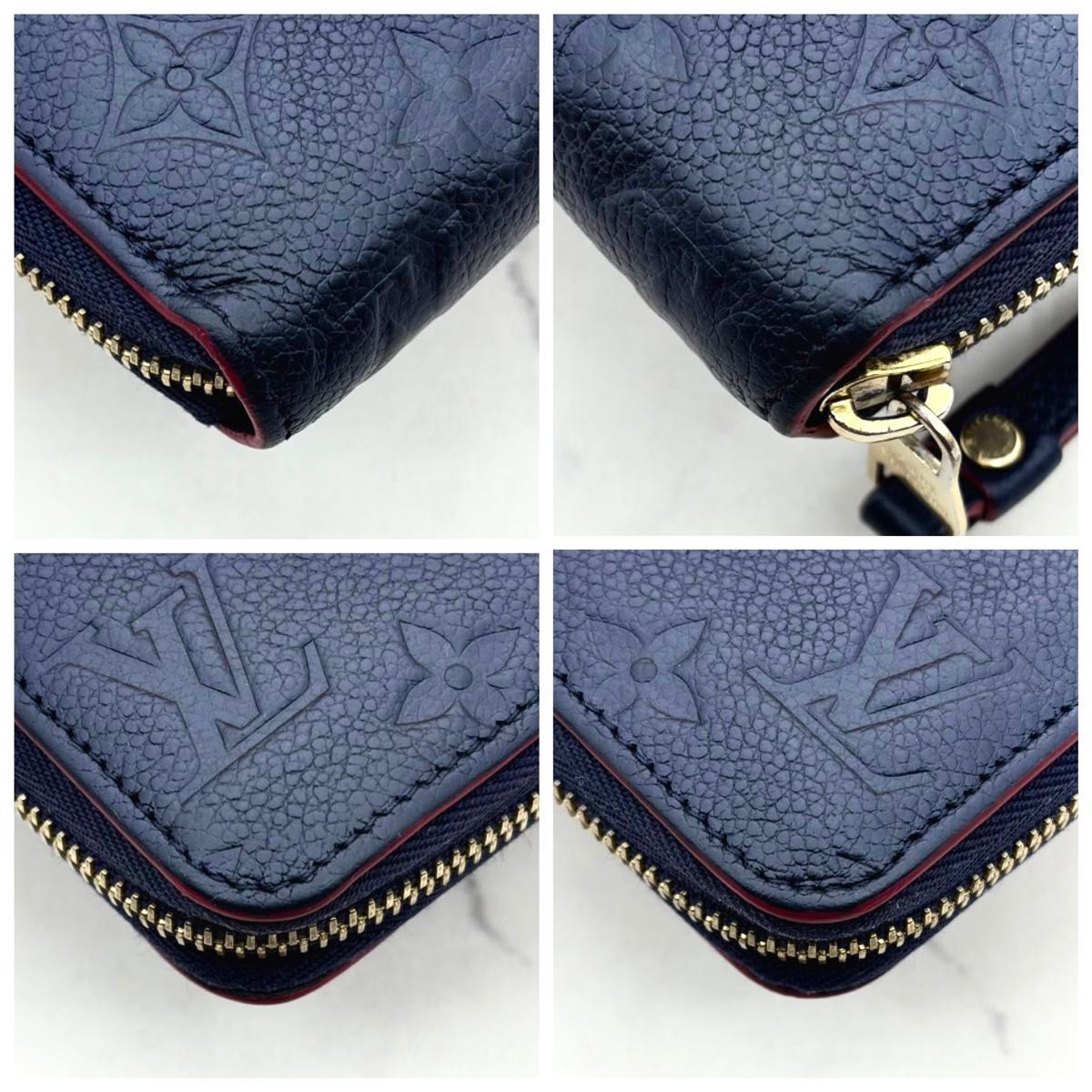 ✨極美品✨ルイヴィトン　ジッピーウォレット　アンプラント　マリーヌルージュ 極美品】ルイヴィトン アンプラント ジッピーウォレット マリーヌ