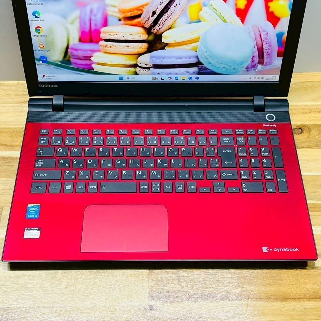 開店セール✨】新品SSDでサクッと快適！dynabookレッドのノート