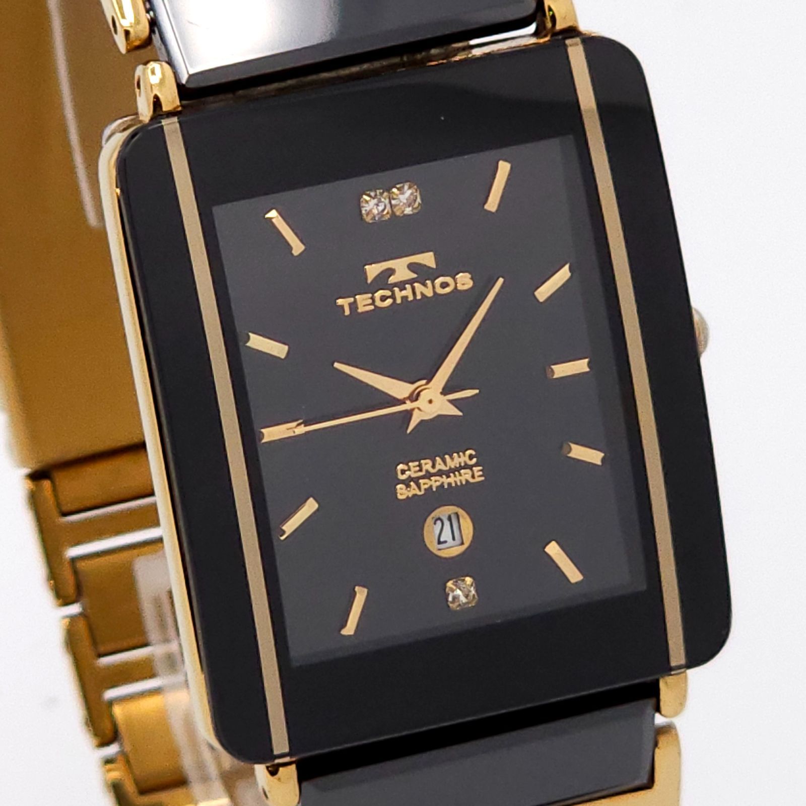 TECHNOS テクノス TAM-530 QZ 動作品 セラミック サファイヤ - メルカリ