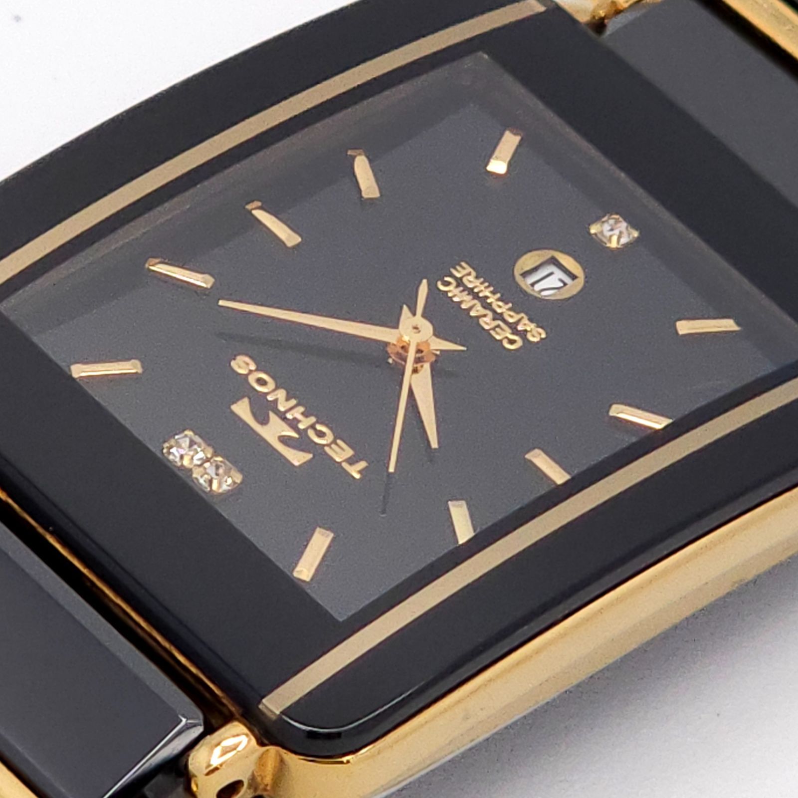 TECHNOS テクノス TAM-530 QZ 動作品 セラミック サファイヤ - メルカリ