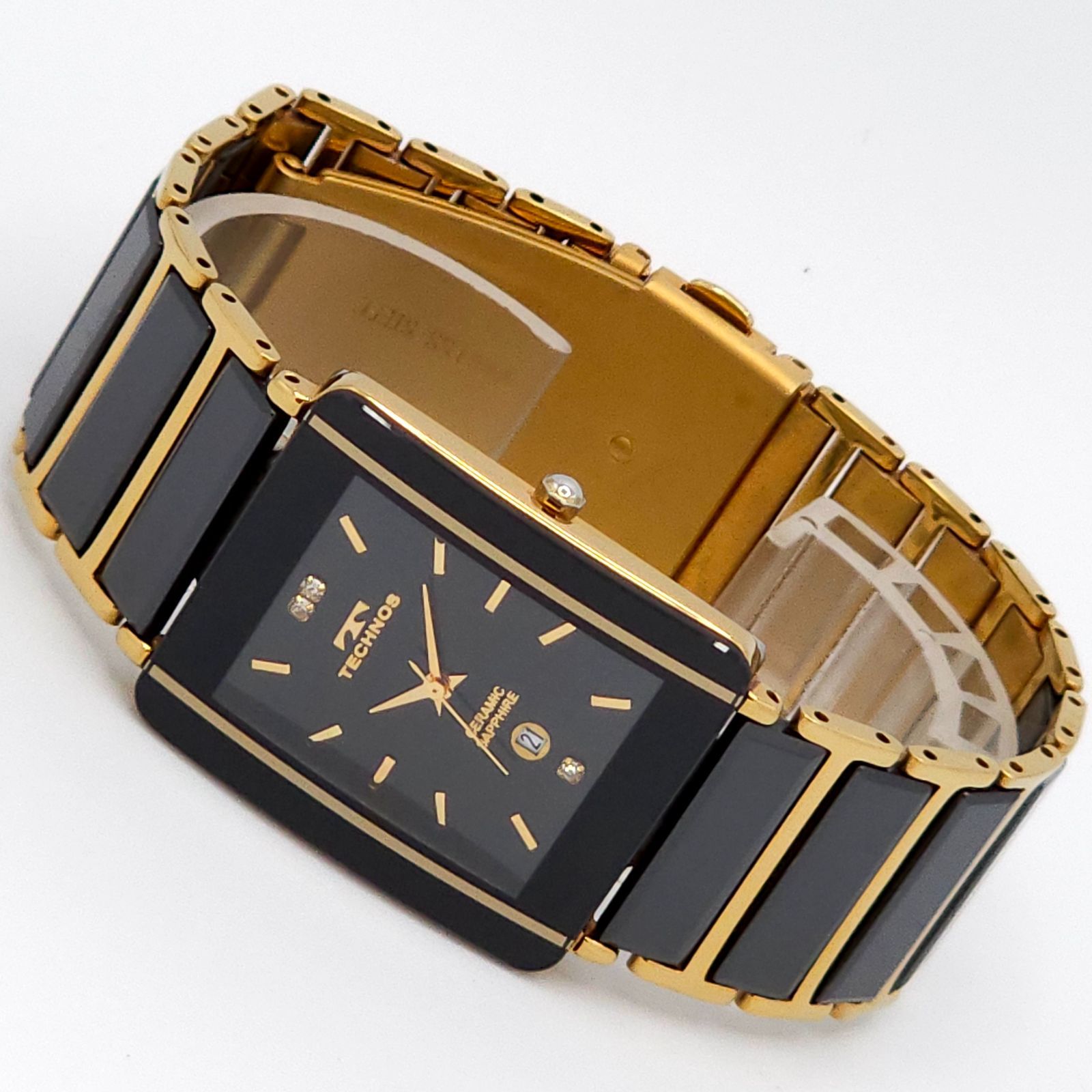 TECHNOS テクノス TAM-530 QZ 動作品 セラミック サファイヤ - メルカリ