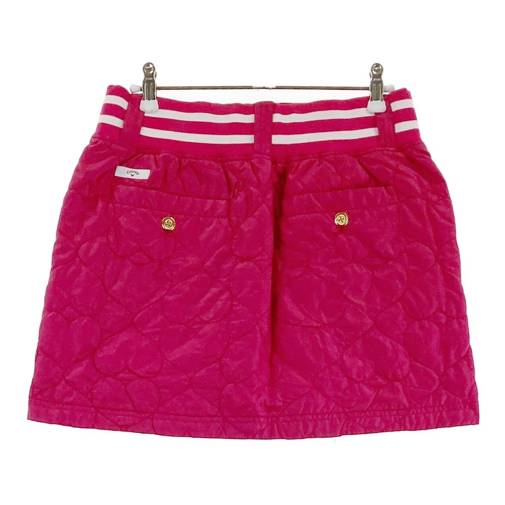 【新品タグ付き】キャロウェイ セットアップ　中綿　トップス　スカート サイズ：M CALLAWAY キャロウェイ 中綿スカート ピンク系