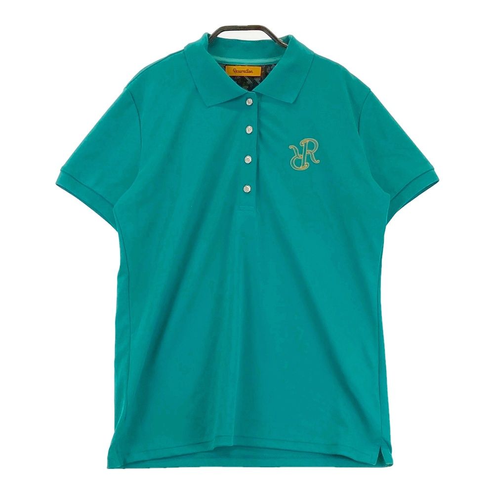 サイズ：L RESURRECTION レザレクション 半袖ポロシャツ グリーン系