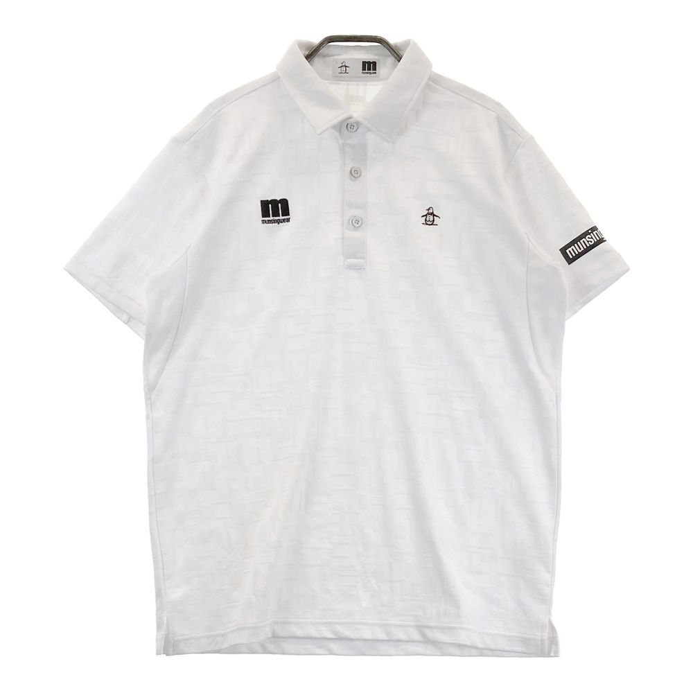 Munsingwear×Clubhaus ホワイトポロシャツ XL Munsingwear×Clubhaus