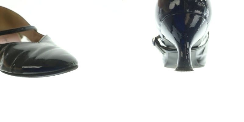 GINZA Kanematsu エナメルポイントパンプス 銀座かねまつ GINZA Kanematsu パンプス ポインテッドトゥ エナメル