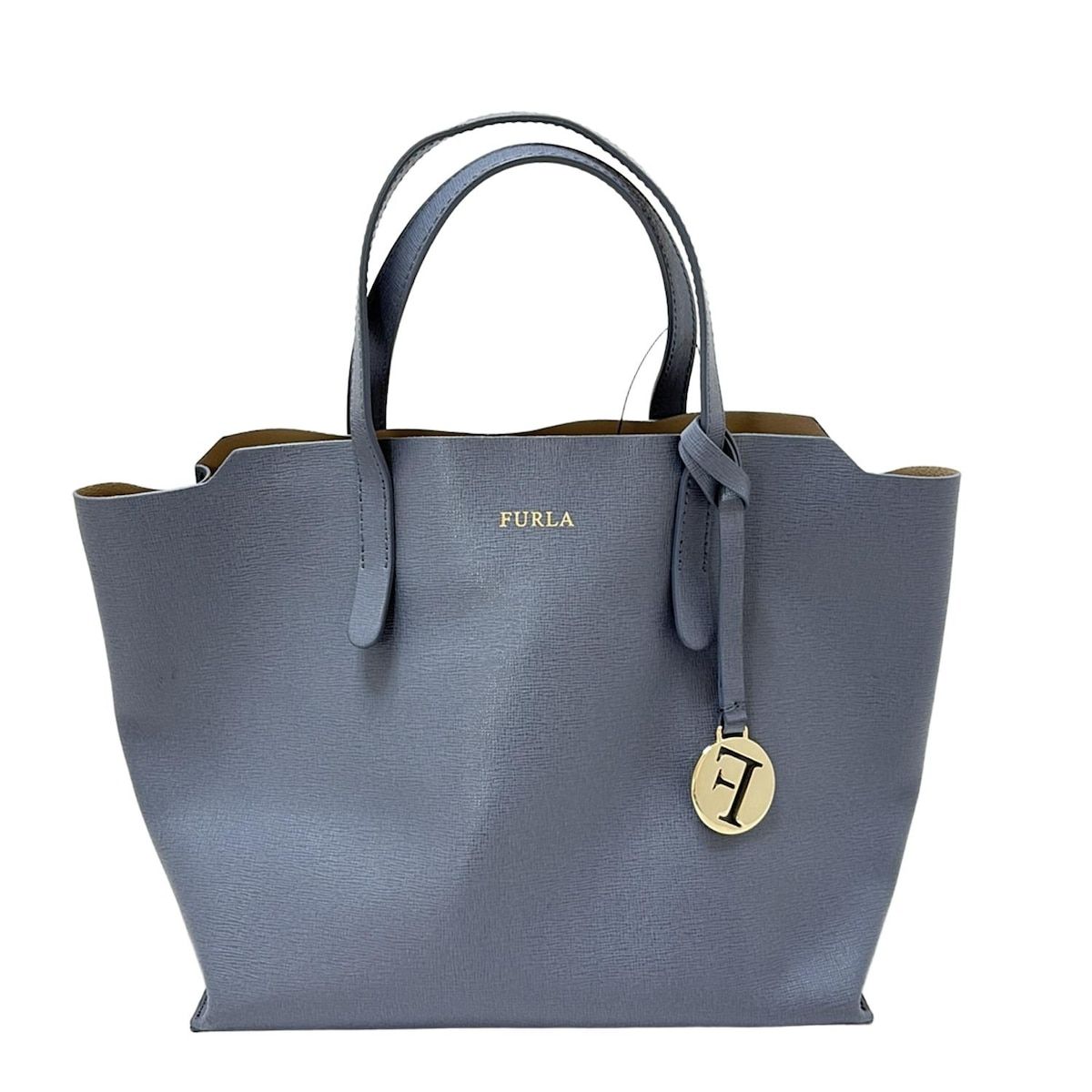 FURLA フルラ トートバッグ テッサ レザー ビジネス A4 ロゴチャーム