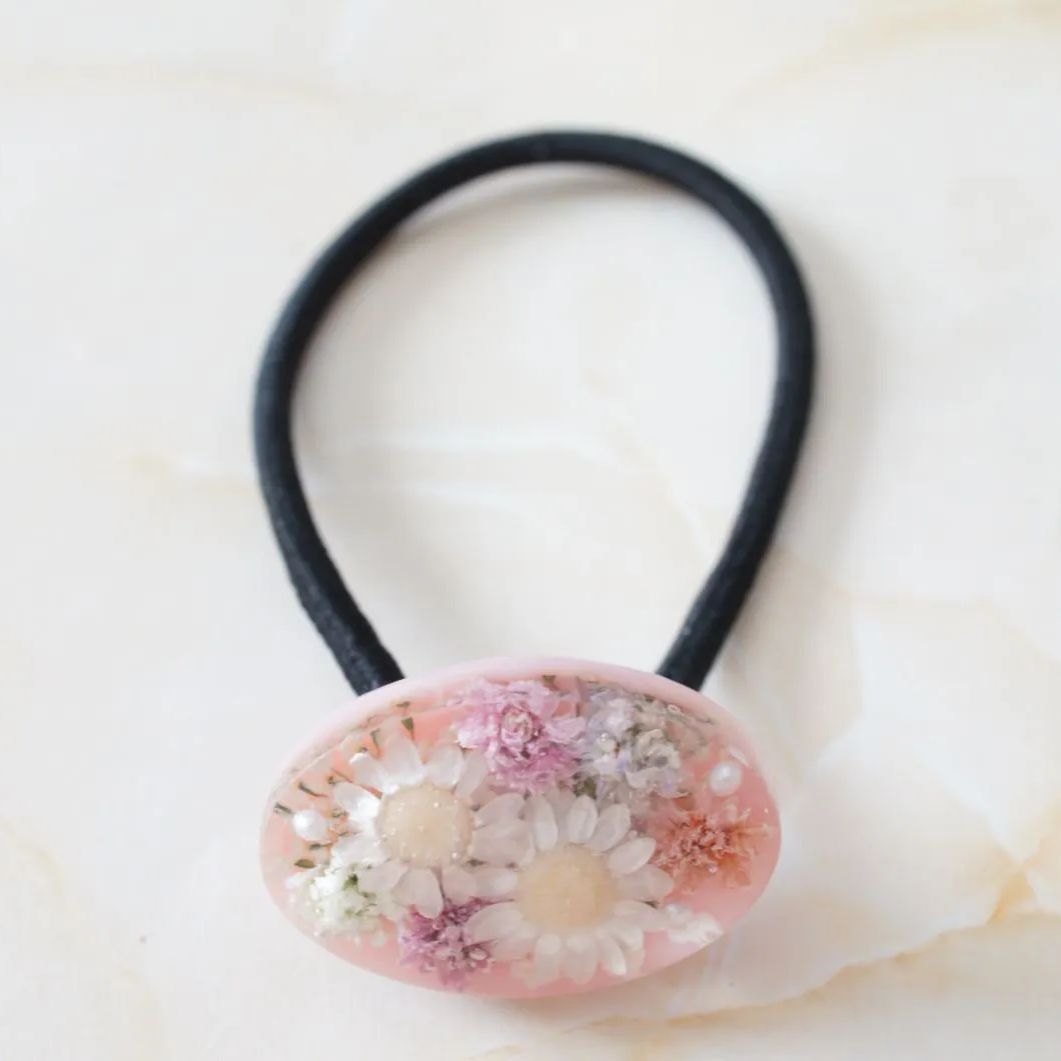 訳あり】890円→680円 レジン ヘアゴム ドライフラワー ヘア