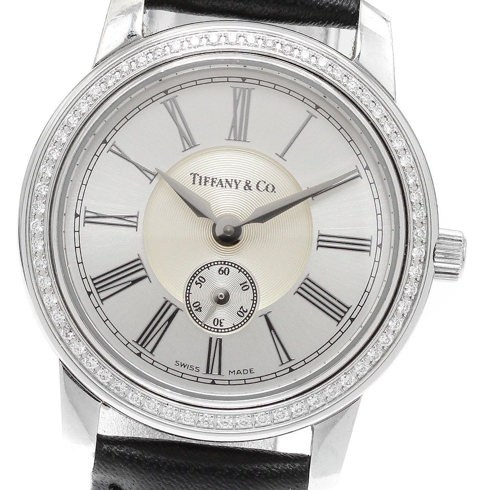 ティファニー　時計　マークラウンド　レディース(ケース付き) TIFFANY＆Co.】ティファニー『マークラウンド』メンズ クォーツ 1ヶ月