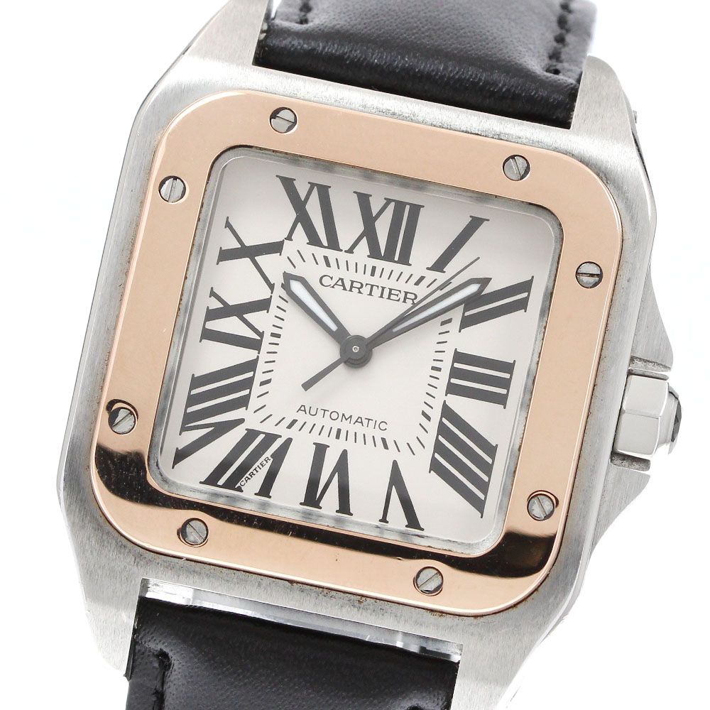 「TM55 」カルティエ CARTIER W20107X7 W20107X7 シルバー Cartier（カルティエ）サントス100 MM 中古 | 東京