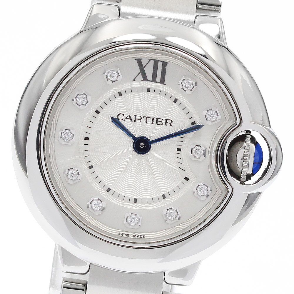 カルティエ CARTIER バロンブルー SM 11Pダイヤ WE902073 新品)CARTIER カルティエ バロンブルー SM 11Pダイヤ WE902073（商品ID