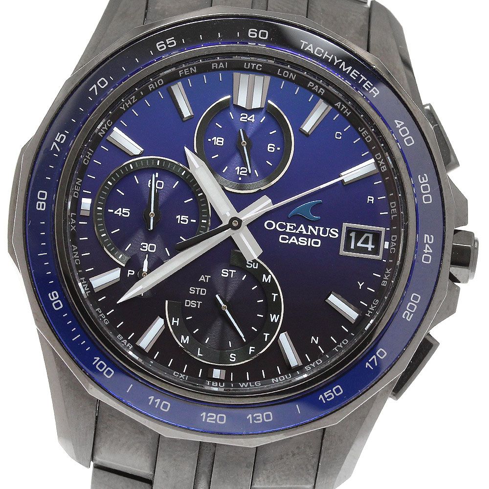 カシオ CASIO OCW-S7000B-2AJF オシアナス マンタS7000シリーズ デイト